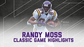 Randy Moss 168 rec yards & 3 TD Game! | Vikings vs. Lions (Highlights) | NFL