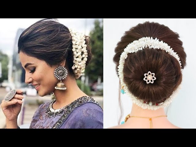 Buy Artificial Red Flower Bridal Hair Juda Ban Hair Gajra, Flower Juda Gajra,  Juda Band Hair Accessories for Women, Girls Bun gajra for Party Wedding and  Special Moment at Amazon.in