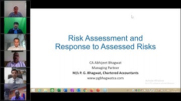 VCM SERIES ON AUDITING STANDARDS DAY 2 ON 12TH JUNE, 2020   RISK ASSESSMENT AND RESPONSE TO ASSESSED