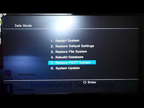 فيديو: 3 طرق لإعادة ضبط PS3