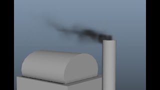 Train Smoke Maya Fluid for myself