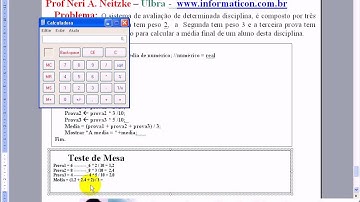 aula 979 Algoritmos e Logica de programação   Exerc Avaliação Teste de Mesa