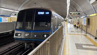 横浜市営地下鉄ブルーライン3000R形3391F 三ツ沢下町駅発車