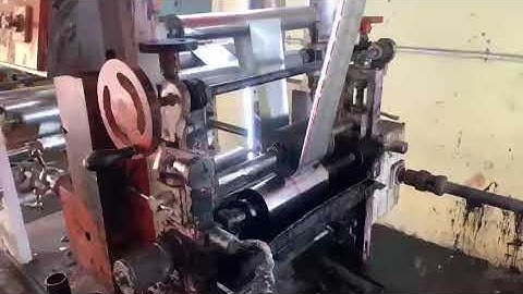 mohindra 2 colour foil printing machine with economical price, high performance low maintenance ind