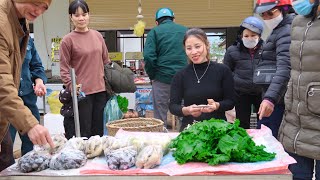 #120: harvest - potatoes, corn, and vegetables brought to town to sell. purchase personal supplies