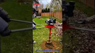 Earth Auger Machine Drills Ground Fast and Precise | Tools Construction