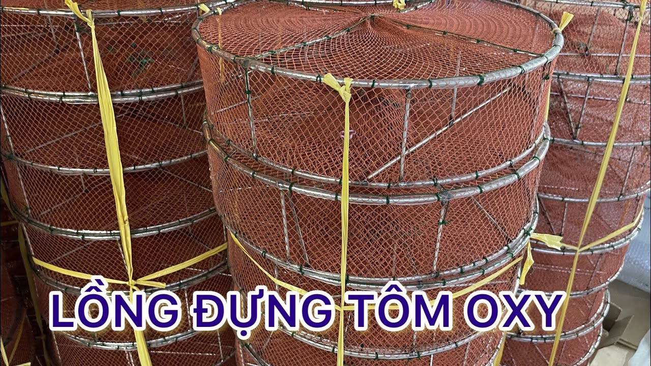 Lồng đựng tôm làm theo yêu cầu khách hàng Inox 201 lưới thái | Khôi Phát Auto #longdungtom #longtom