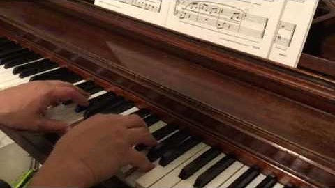 How to Play Pedaling Along from Bastien Technic Level 1 page 21