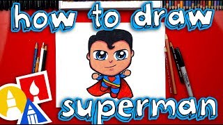 How To Draw Cartoon Superman