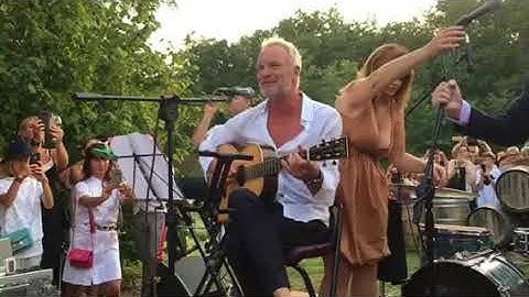 Englishman in New York Live version - Live performance video thumbnail