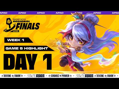 Week 1 Day 1 GAME 5 하이라이트 | TFT APAC Regional Finals