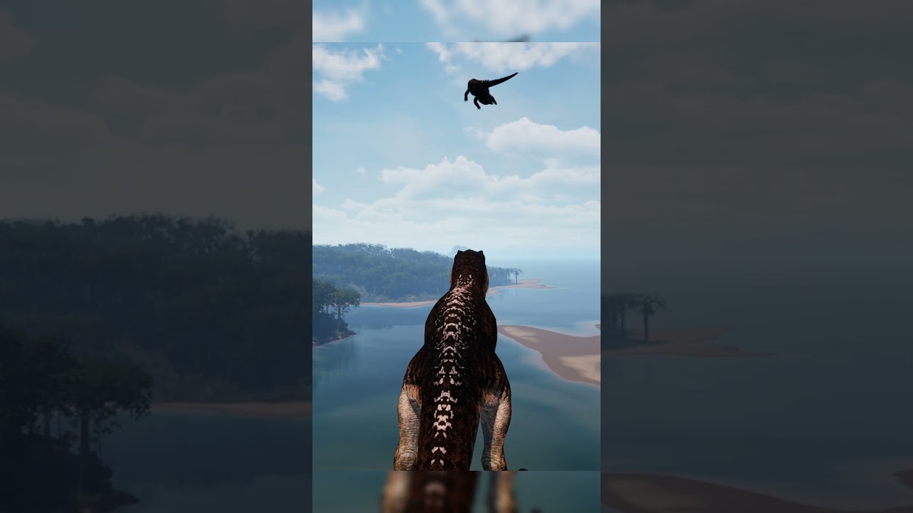 Rex throws are fun ! -The Isle evrima Tyrannosaurus 