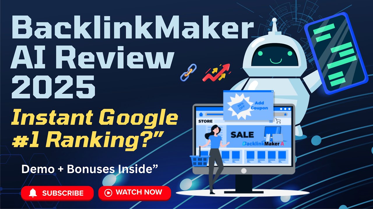 BacklinkMaker AI Review 2025 🔥 Bonus + Demo + Pricing | World’s First ...
