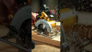 Satisfying Wood Cuts with This Mini Circular Saw #asmr #tools