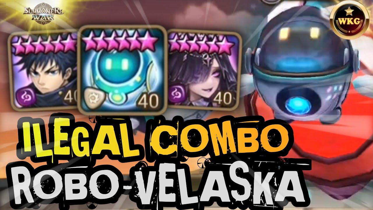 СЛОМАННОЕ КОМБО РОБО-ВЕЛАСКА! EZ ПОБЕДИЛ В RTA SUMMONERS WAR