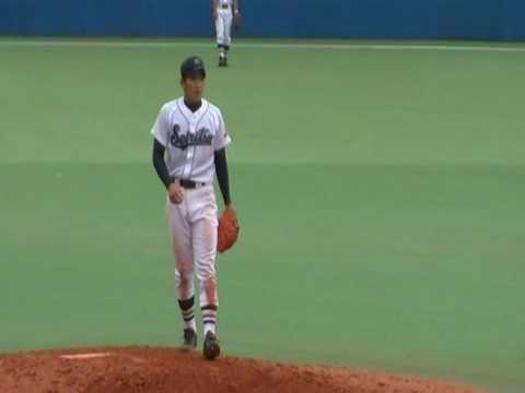 西潟栄樹(成立学園2年) 平成21年度秋季東京都大会 準々決勝（対帝京高校）