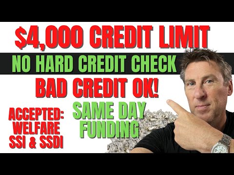 $4000 BAD CREDIT 2nd CHANCE LOAN NO HARD INQUIRY! SSDI & SSI WELFARE! Same Day FUNDING