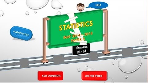 Maths CSEC Statistics PPQs May 2014 to May 2018