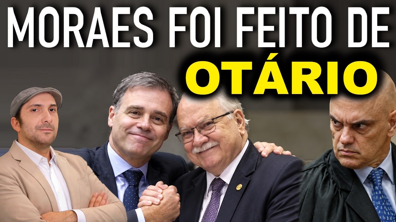 #MORAES É feito de OTÁRIO, DESCOBRE que será afastado, FACHIN ACOBERTOU MENDONÇA e MANTEVE SIGILO