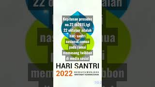 TWIBBON HARI SANTRI NASIONAL 🔴 #shorts #news #feedshorts #indonesia #beritaterkini