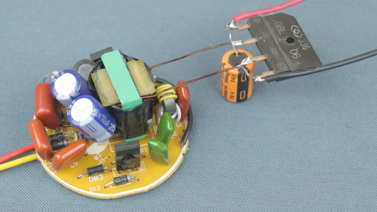 Turn CFL Circuit to SMPS - YouTube