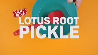 Sports Performance Lotus Root Pickle - #StayHome and Cook #WithMe