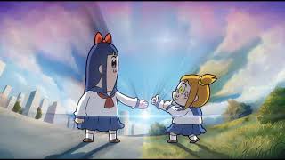 Pop Team epic (Poputepipikku) rips on Kimi No Na Wa (Your name) - Funny!