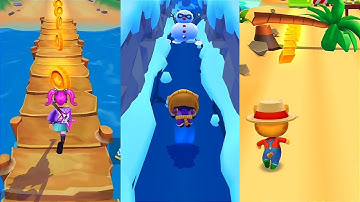 Talking Tom Hero Dash Vs Subway Princess Runner And Talking Tom Gold Run - Android Gameplay