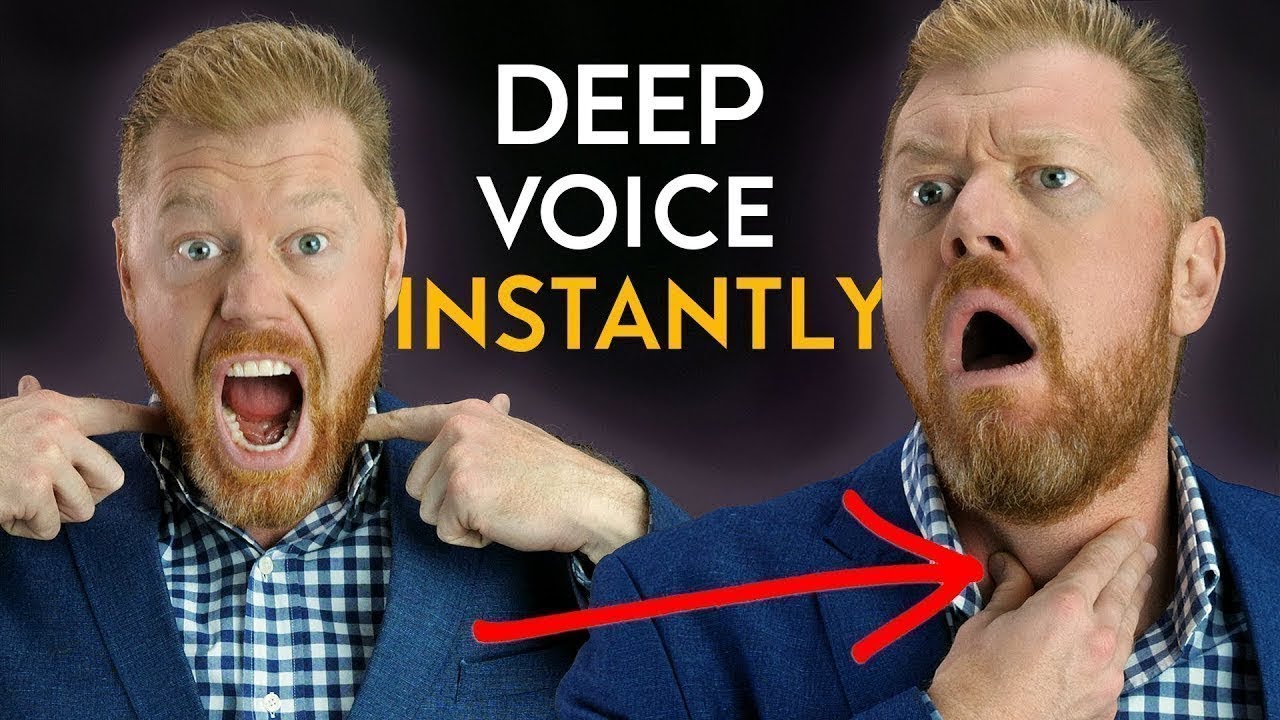 How To Get a DEEP Voice INSTANTLY - "See The Change"