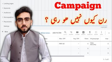Why My Google Campaign not running | 0 impression + 0 views | Solution