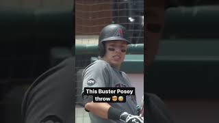 This Buster Posey Throw Was Insane 😂