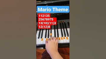 Thumbnail of Mario Theme Song Easy Piano Tutorial