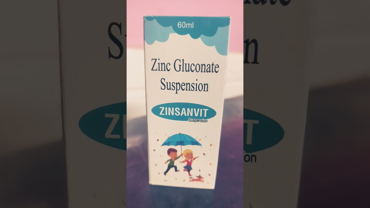Zinc Gluconate Suspension, Zinsanvit , Immunity Booster for Kids