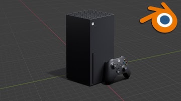 Modeling The Xbox Series X in Blender