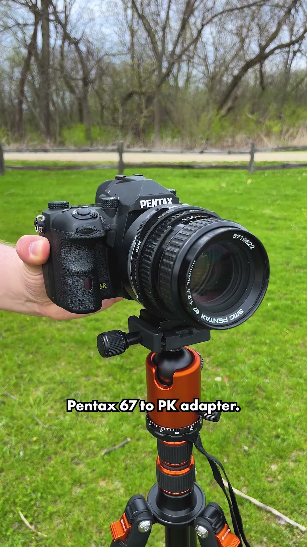 Pentax 67 to Pentax K Lens Adapter #photography #pentax - YouTube