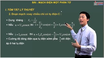 Video môn Vật Lý 12 - Dòng điện xoay chiều - Mạch điện một phần tử - Cadasa.vn