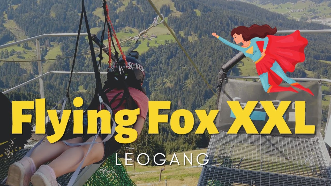 Flying Fox XXL in Leogang, Austria 🔥 Best extreme flying activity in the Alps with up to 130 km/h 😱