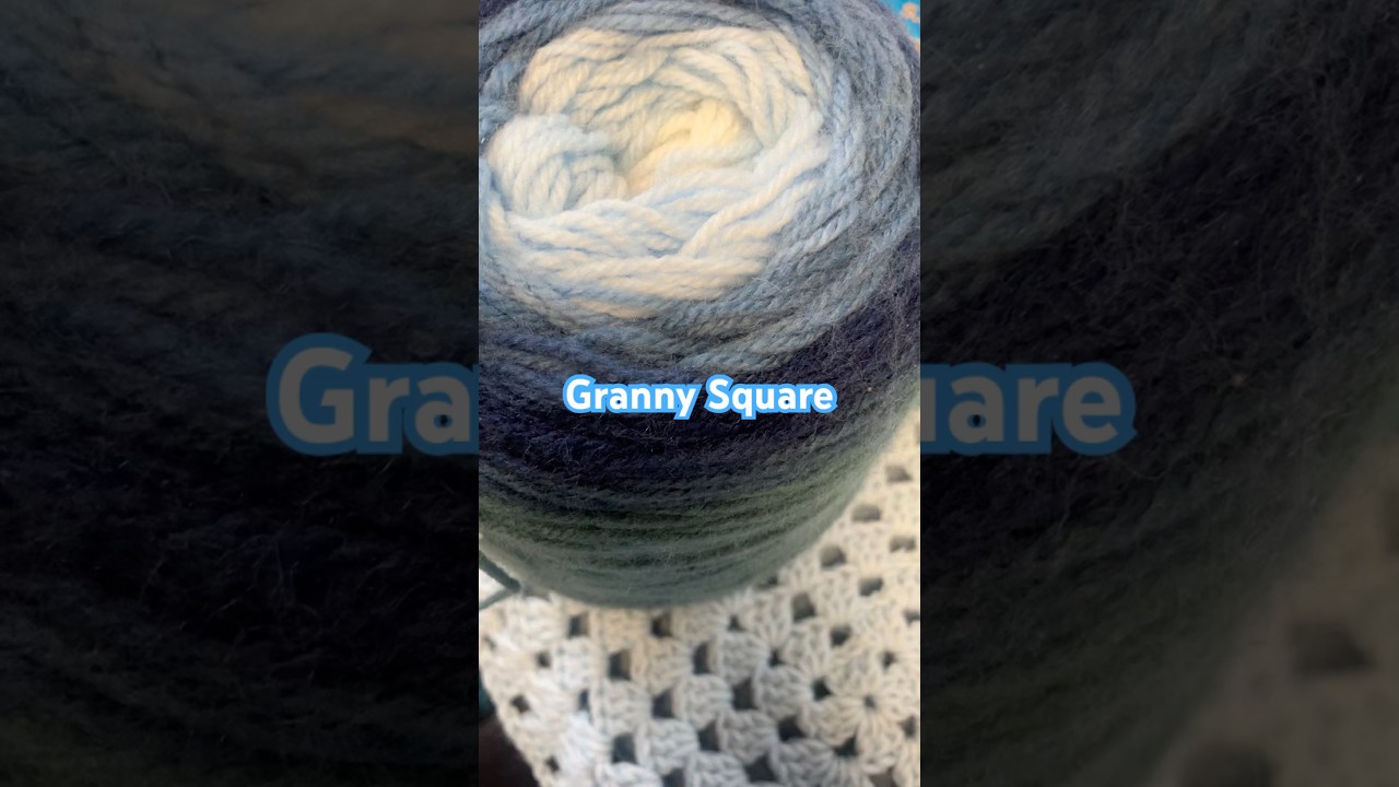 Granny Square Lion Brand Mandala Yarn Crochet Pattern 