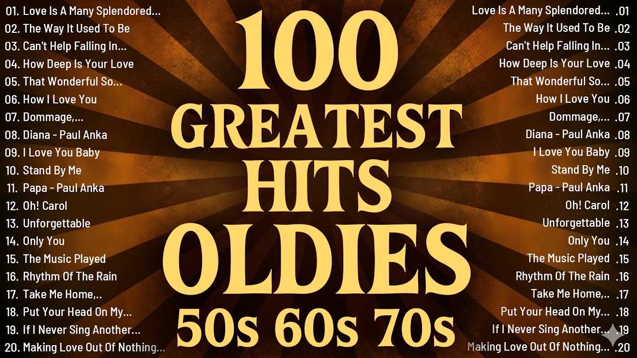 Paul Anka, Carpenters, Tom Jones, Matt Monro, Engelbert - Oldies Songs 50s 60s 70s Greatest Hits