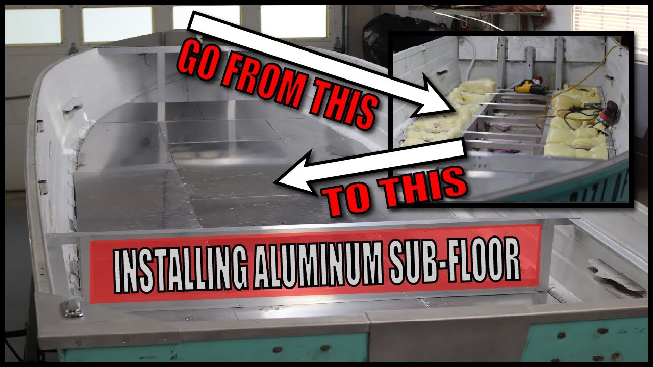 How To Install an Aluminum Subfloor (Jon Boat/ VHull Boat) Tiffany