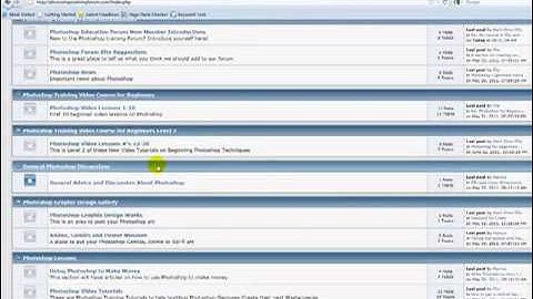 Photoshop for Beginners Video 16 - How to Post Pictures to the Forum with Photobucket
