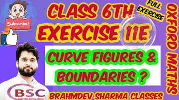 Class 6 exercise 11 E | type of curves | Brahmdev Sharma Classes | Oxford math