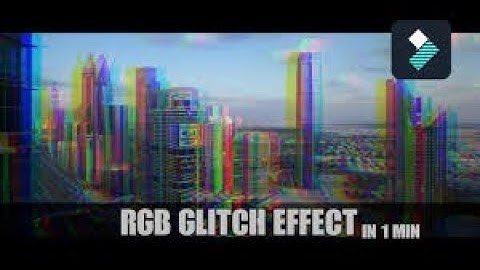 Wondershare Filmora Tutorial #1 | Glitch Effect (2017-2018) | Very Fast & Easy