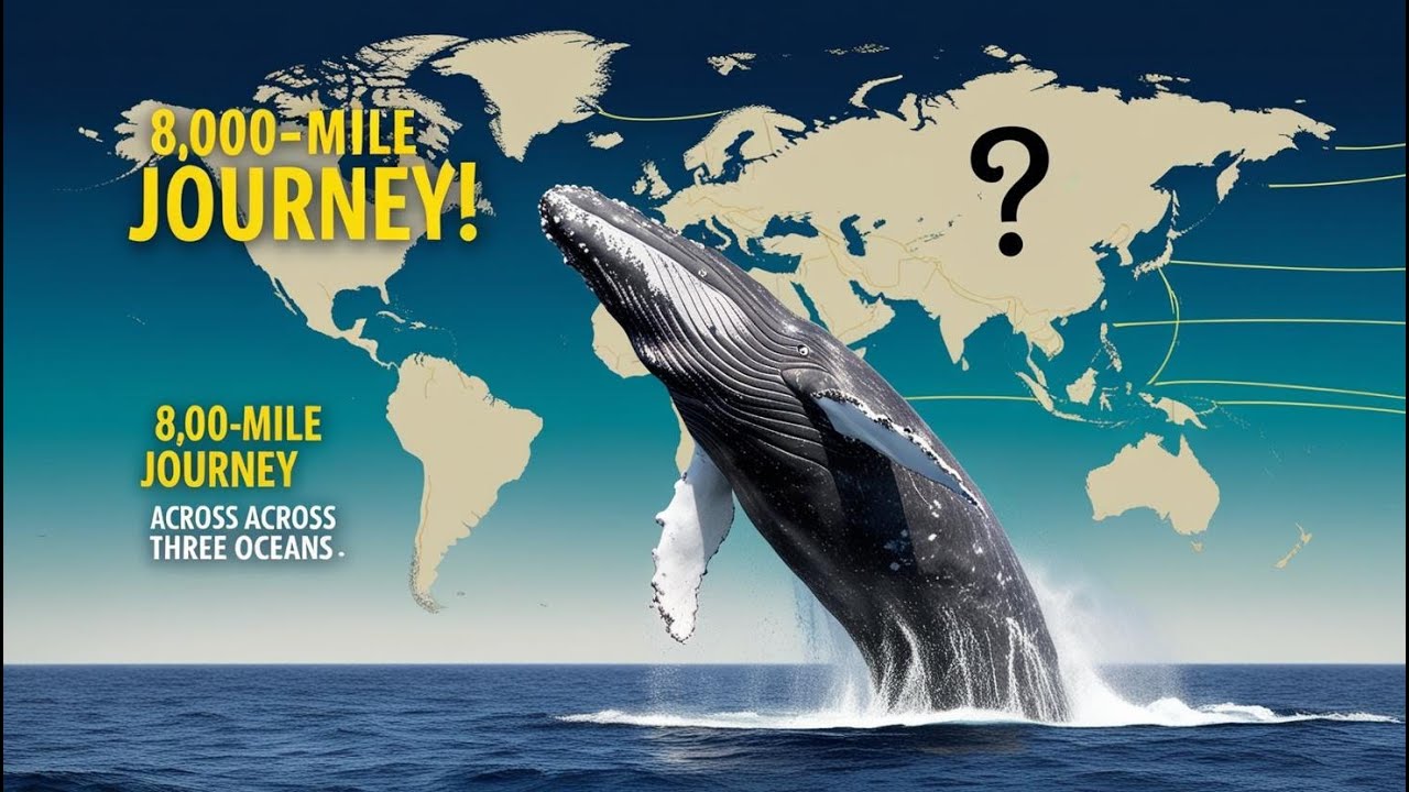 Humpback Whale Smashes Migration Record with 8,000-Mile Journey!