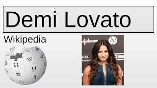 Information Demi Lovato | Wikipedia News