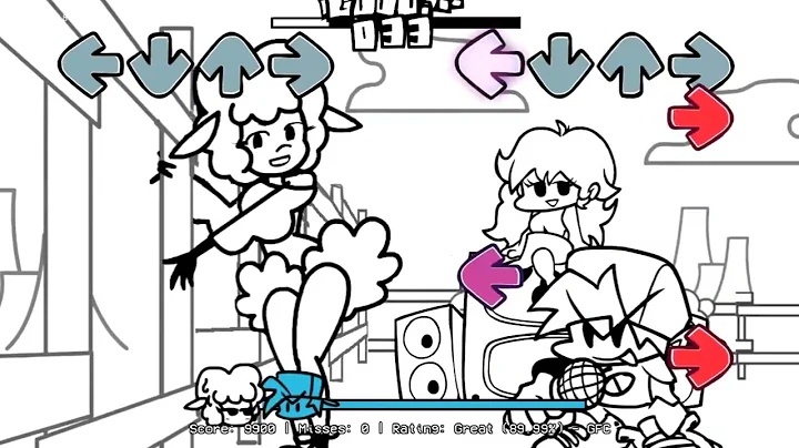 FNF MOD Beep Beep i'm a sheep minus8 parody