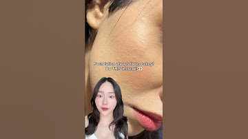 Cakey foundation? Do THIS instead! #makeup #makeuptips #makeuphacks #glassskin #glassskinmakeup