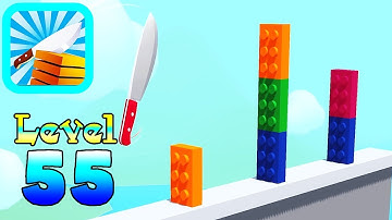 Slice It All Gameplay - Level 55 Best Hyper Casual Games and offline Mobile Games