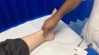 How to check for the posterior tibial pulse using a Doppler