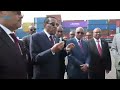 رئيس الوزراء يصل إلى جمهورية جيبوتي و يزور ميناء دورالي للحاويات والميناء متعدد الأغراض بجيبوتي